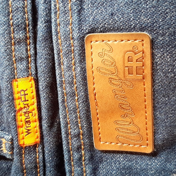 Wrangler 13 original flame resistant jeans 38/32 - Picture 3 of 7
